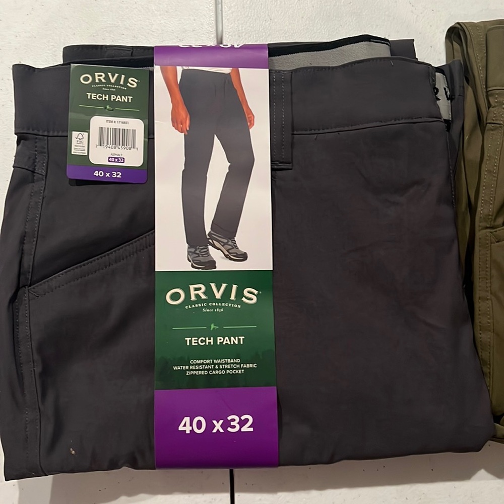 Brand New Two pairs Orvis Tech Pants